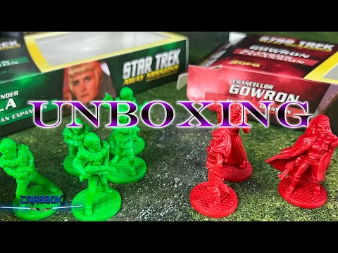 Star Trek Away Missions - Romulans & Klingons! Gowron and Sela Expansions Unboxing!