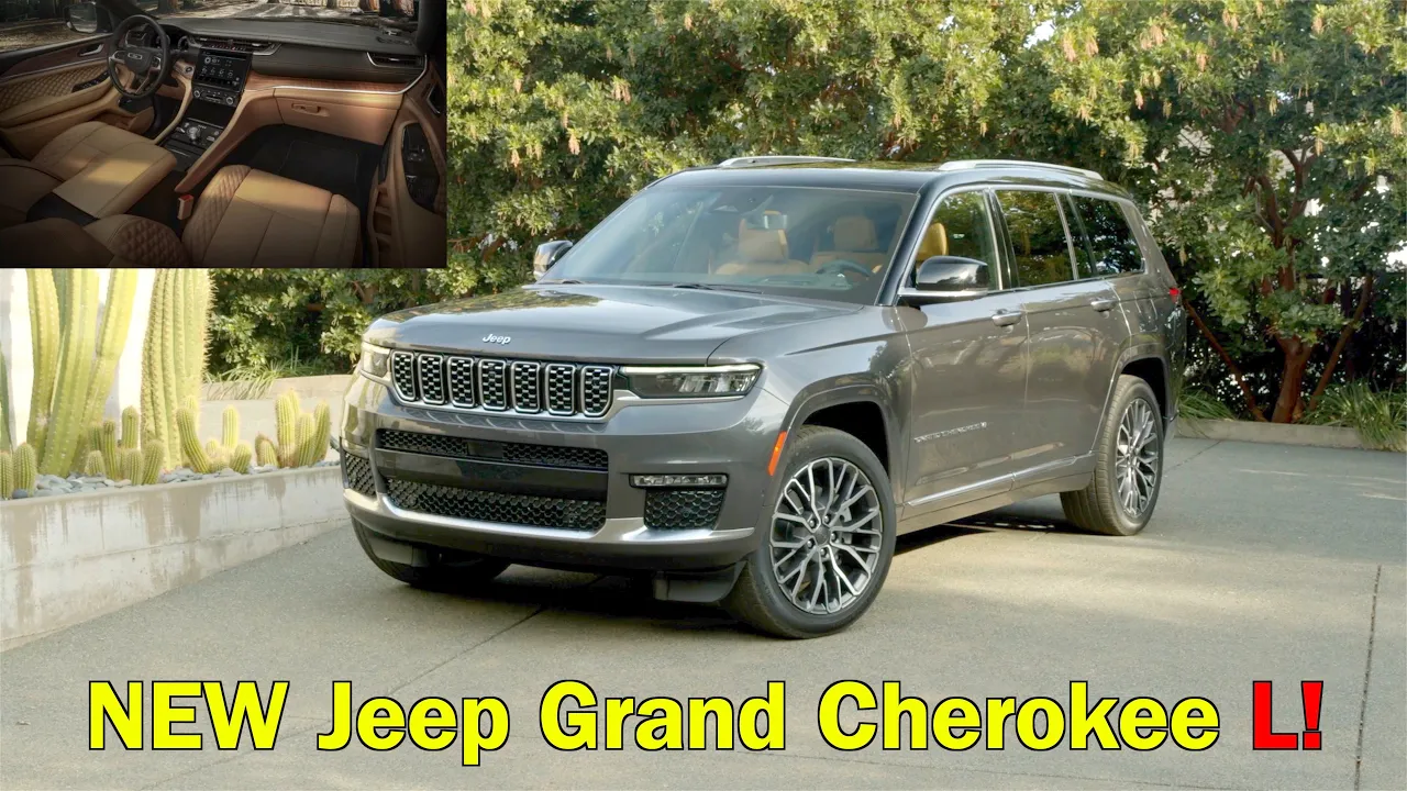 The NEW 2021 Jeep Grand Cherokee L Should have Highlander and Telluride WORRIED!! -- First Look