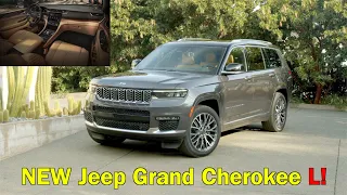 The NEW 2021 Jeep Grand Cherokee L Should have Highlander and Telluride WORRIED!! -- First Look