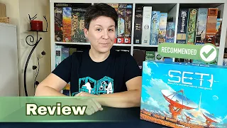 Will It Reach Top 10 on BGG? SETI Board Game Review #boardgamereview