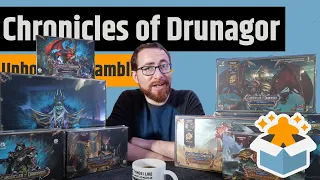 Chronicles of Drunagor - Unboxing & Rambling - Shiny Boxes, Jeremy Howard & Instagram
