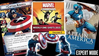 2025 Official Weekly One-Shot Challenge #2 Captain America vs Cap Marvel Champions Playthrough