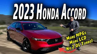 Honda's 2023 Accord Is All-In On Hybrids And Big Screens