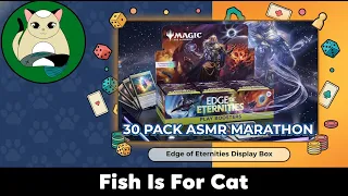 TCG Edge of Eternities Display Box Opening 30 Boosters | No Talk ASMR