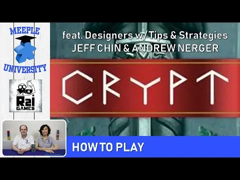 Crypt Board Game – How to Play & Setup, feat. designers Jeff Chin & Andrew Nerger