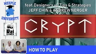 Crypt Board Game – How to Play & Setup, feat. designers Jeff Chin & Andrew Nerger
