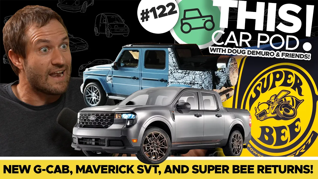 Ford’s Hot Rod Mini Truck, New G-Class Cabriolet, Super Bee Returns And More! THIS CAR POD! EP122