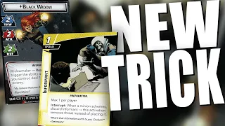 Black Widow Makes A New Friend - Old Hero New Trick Marvel Champions Live Replay