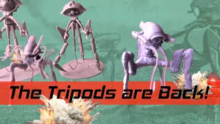 Return of the Tripods Kickstarter Unboxing : AQMF All Quiet Martian Front 2nd Ed