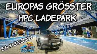 Europas größter HPC Ladepark mit 56 X 300 KW am Kamener Kreuz ist eröffnet. Elektroauto @enbw