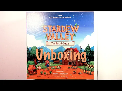 Stardew Valley The Board Game SECOND PRINTING Changes & Unboxing
