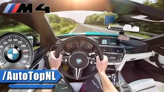 BMW M4 POV TOP SPEED w/ ROOF DOWN!! 285km/h on AUTOBAHN by AutoTopNL
