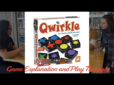 Qwirkle.  Rules, set-up and play through.