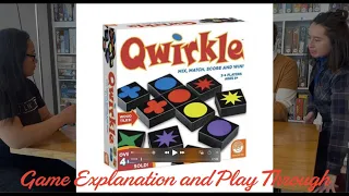 Qwirkle. Rules, set-up and play through.