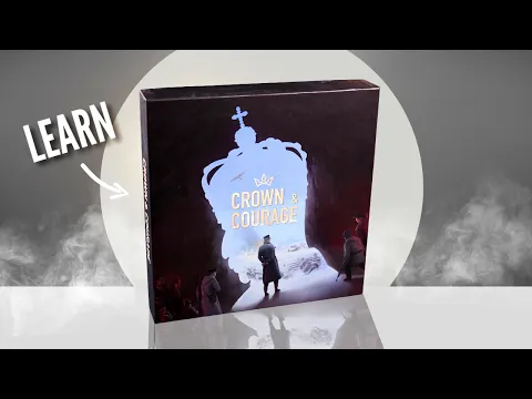Crown & Courage Solo Playthrough & Tutorial (Learn to Play) | Kickstarter Preview