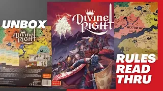 Divine Right Unbox and Rules Read Thru