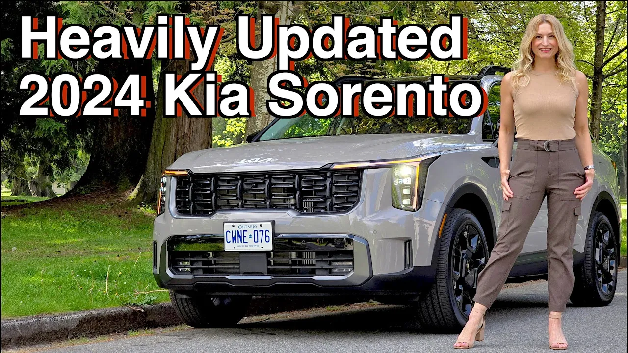 Updated 2024 Kia Sorrento review // Same size as Hyundai Santa Fe!