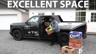 Maxus eTerron 9 banana box test