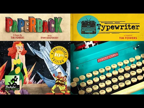 Paperback 10th Anniversary Edition + Typewriter - word games don't get better than this!