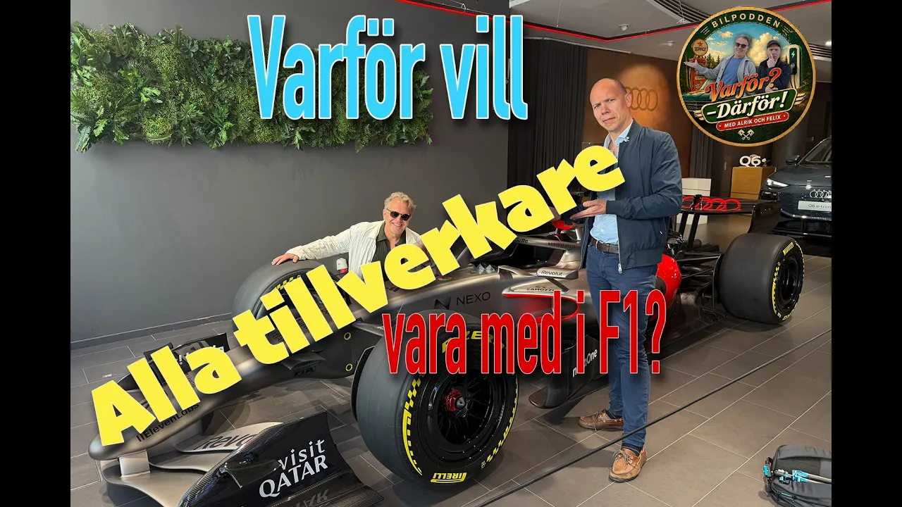 Varför vill alla vara med i F1? Podden Varför? Därför!
