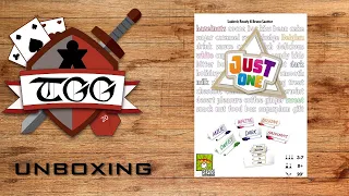 Just One Board Game Unboxing