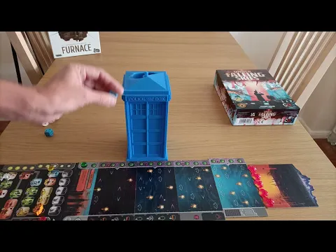 Dice distancing #61 Under Falling Skies. How far do dice roll, do you need a tray?