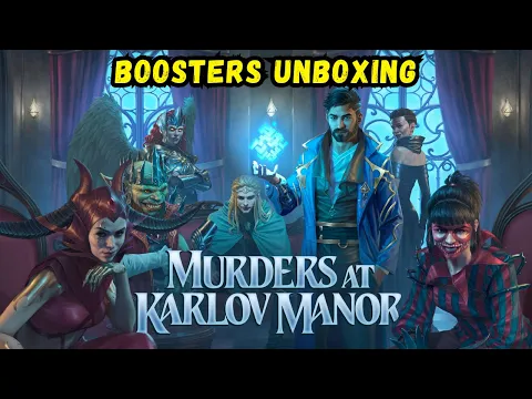 Magic the Gathering: Murders at Karlov Manor Play Boosters Unboxing