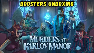 Magic the Gathering: Murders at Karlov Manor Play Boosters Unboxing