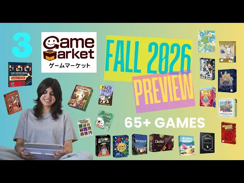 Tokyo Game Market 2026 Fall Preview | Part 3