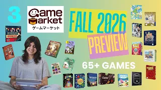 Tokyo Game Market 2026 Fall Preview | Part 3