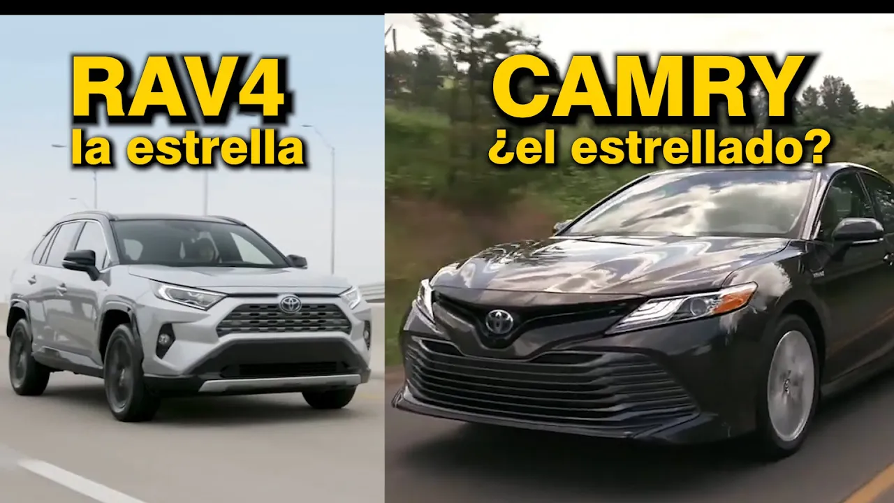 TOYOTA CAMRY frente al RAV4  PRUEBA/TEST/REVIEW: Cuando el coche "normal" (Camry) es el especial