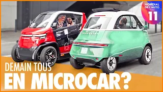 Bienvenue au SALON des MICROCAR 😅 Microlino & City Transformer