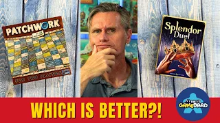 Patchwork vs Splendor Duel - Which Two-Player-Only Game Wins? | Board Game Review
