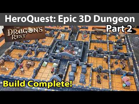 HeroQuest Epic 3D-Printed Board Part 2