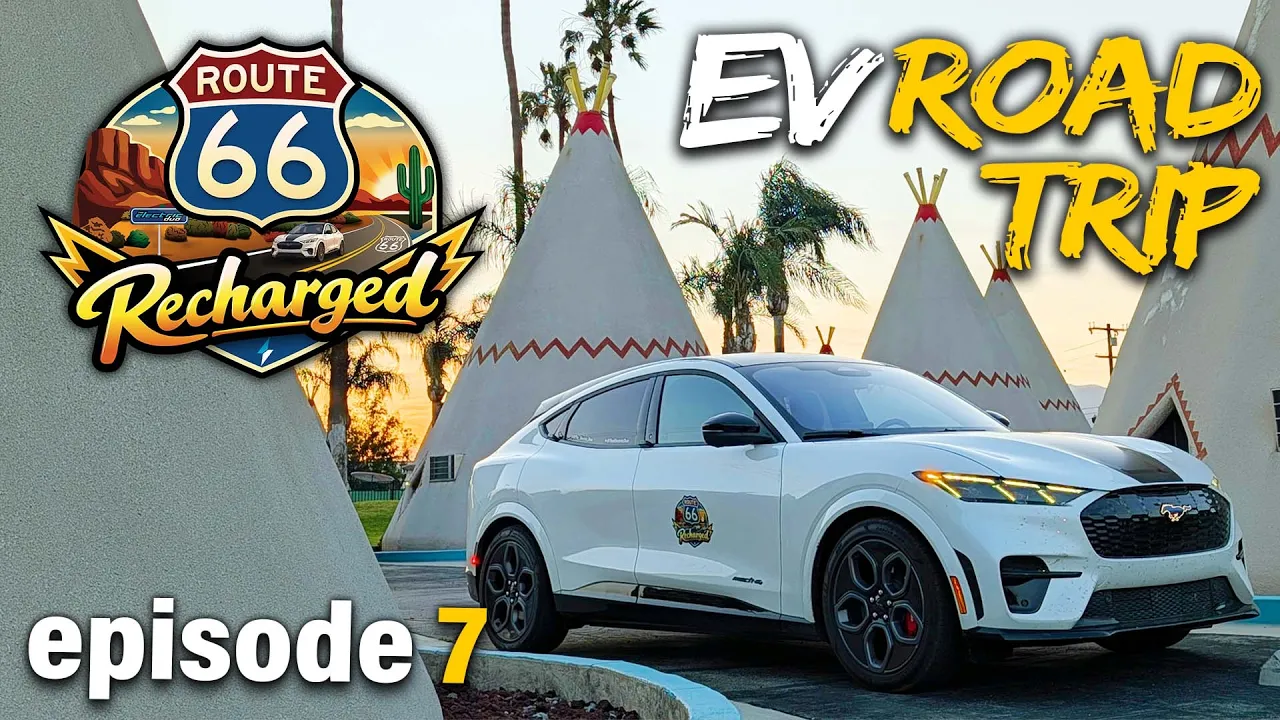 Route 66 EV Road Trip: Arizona to California - Wild Burros, Wigwams, & Efficiency Tips! (Ep. 7)