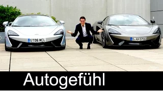 McLaren 570GT vs 570S vs 540C FULL REVIEW comparison test driven Autobahn