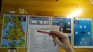 The Blitz: 1940-1941 PnP Solitaire Tabletop Wargame Intro & Mission Playthrough.