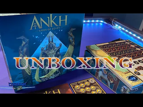 Ankh : Gods of Egypt - Unboxing - CMON Base Game Components
