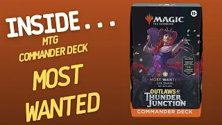 Inside…Magic The Gathering Outlaws of Thunder Junction - Most Wanted Commander Deck (4K 60fps)