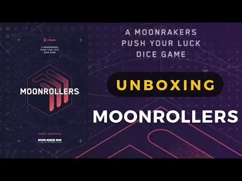 Moonrollers Board Game Unboxing and Components Overview | DaniCha