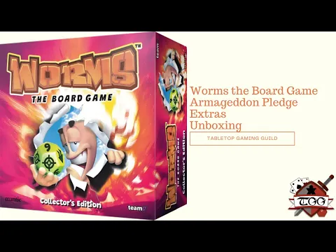 Worms the Board Game Armageddon Pledge Extras Unboxing