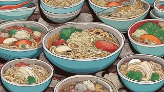 Ramen Bowls Are Waiting to Be Served in Ramen! Ramen!