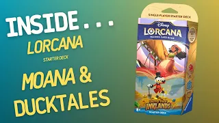 Inside…Disney Lorcana Into the Inklands Deck Starter Deck - Ruby & Sapphire (4K 60fps)