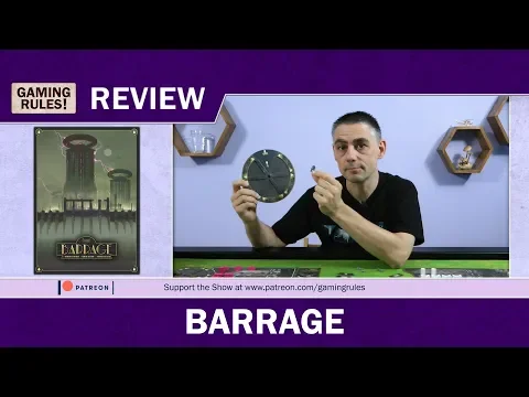 Barrage - A Gaming Rules! review