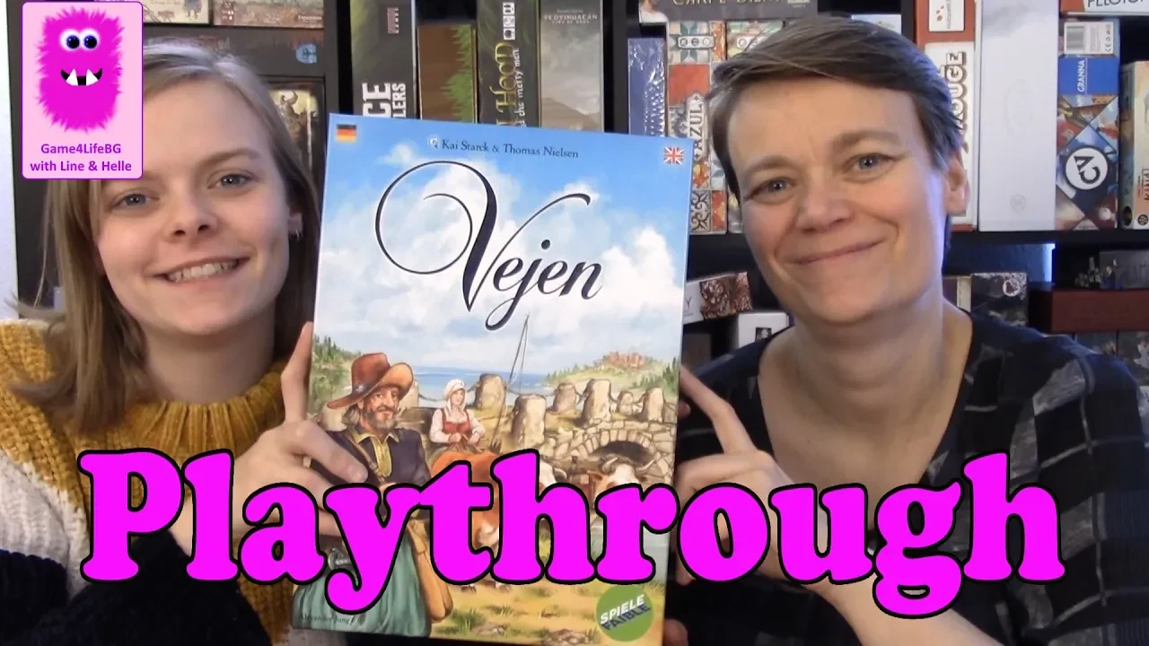 Vejen, Playthrough & First Impression (In English, board game, Euro game, trading)