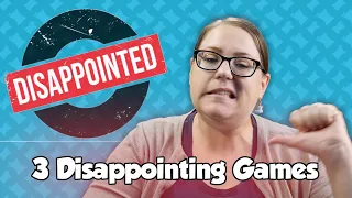 3 Disappointing Games with Wendy Yi