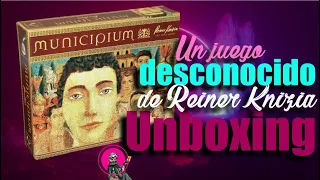 MUNICIPIUM | El juego perdido de Knizia (unboxing)