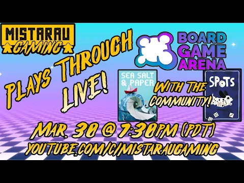 Mista Rau Gaming LIVE! Sea Salt & Paper and Spots