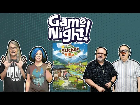 Cozy Stickerville - GameNight! Se13 Ep45 - How to Play & Playthrough