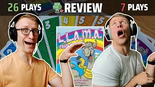 L.L.A.M.A. Card Game Review | UNO + Push Your Luck?